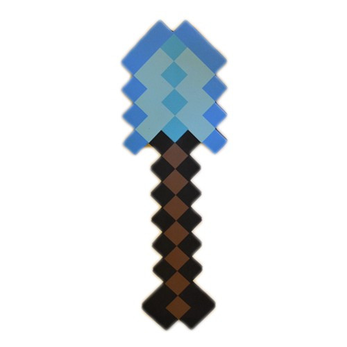 Піксельна Алмазна лопата Майнкрафт Minecraft AlmazShoes