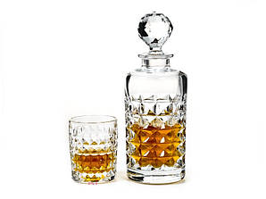 Набір для віскі Bohemia Diamond 6+1