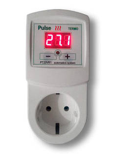 Терморегулятор Pulse PT20-VR1 розетка, фото 2