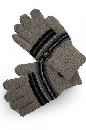 Трикотажні рукавички Корона дитячі матраци. в'язані S5670-4 сірий, фото 2