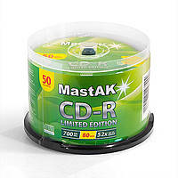 Диск MastAK CD-R 700Mb 52x (50 шт.)
