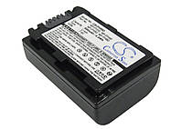 Аккумуляторная батарея CameronSino для фото/видео Sony NP-FH50, 7.4V, 650mAh, black