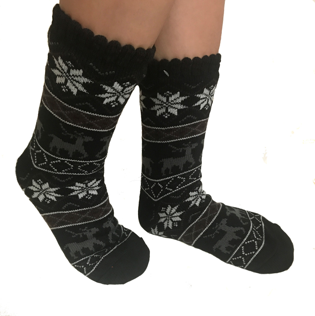 Шкарпетки в'язка на хутрі чоловічі НО13