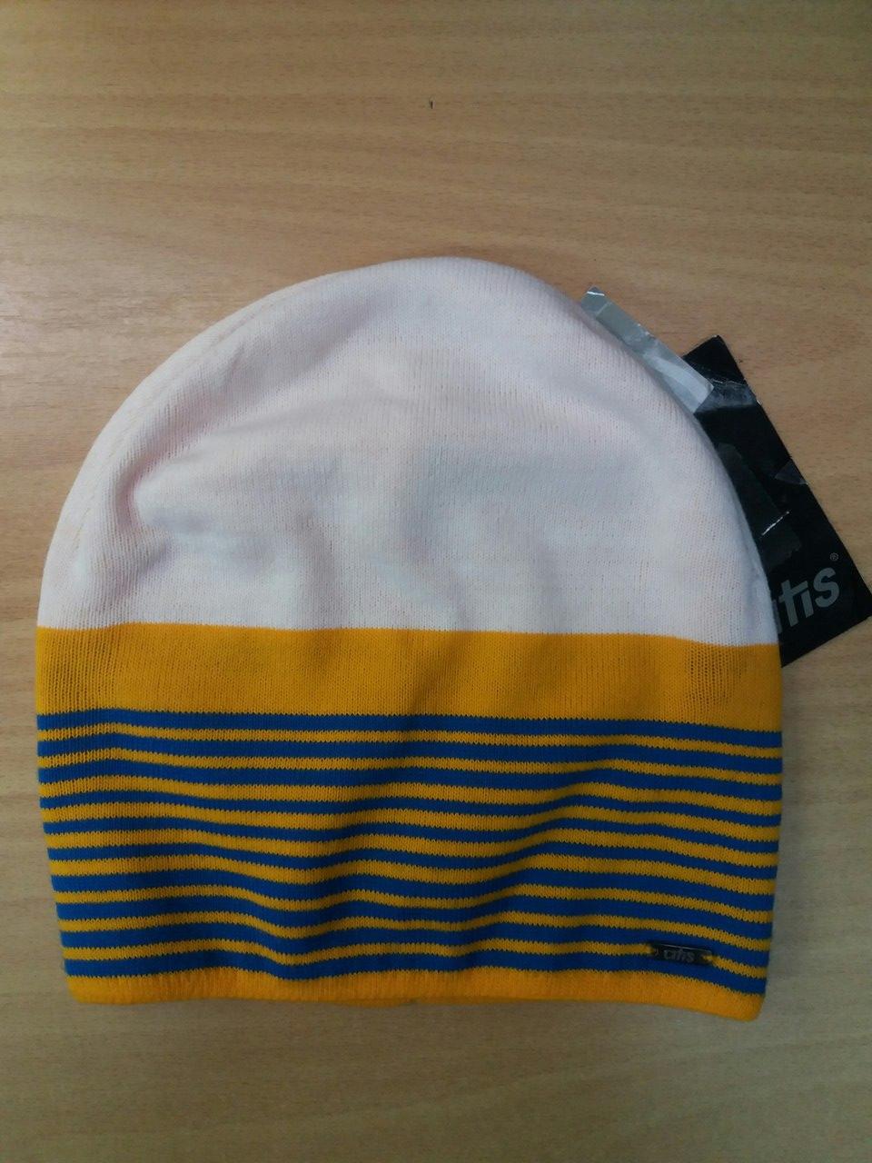 Чоловіча шапка на флісі на обхват голови 52-54 см, фото 1