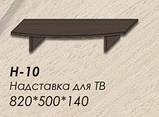 Надставка для ТВ Н-10 Х'юго/Hugo ДСП (Кантинент) 820х500х140мм, фото 3