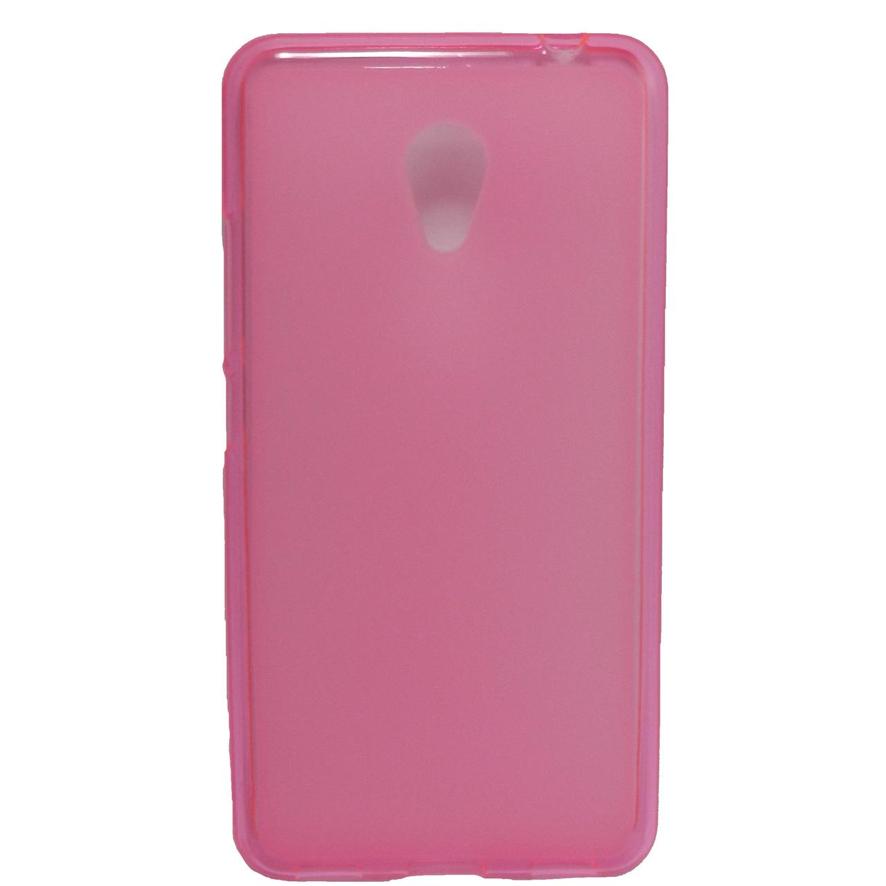 Чохол накладка для Meizu M5C силіконовий матовий, Рожевий