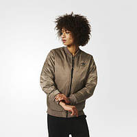 Женская утепленная куртка бомбер Adidas Originals Mid Bomber(Артикул:BQ7447)