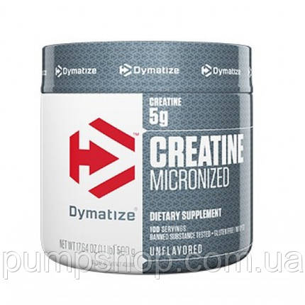 Креатин моногідрат Dymatize Creatine Micronized 500 г, фото 1