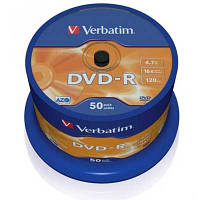 Диск Verbatim 4.7Gb -16x   (cake 50)  azo   DVD-R