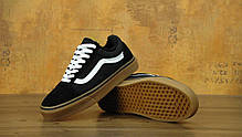 Кеди Vans Old Skool Winter Edition Black Gum, зимові вансы з хутром. ТОП Репліка ААА класу., фото 3