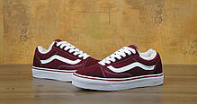 Кеды Vans Old Skool Winter Edition Bordo, зимние вансы с мехом. ТОП Реплика ААА класса., фото 2