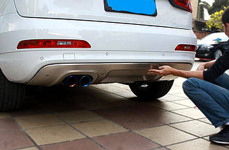 Накладки на бампера Audi Q3 2011-2015 г.