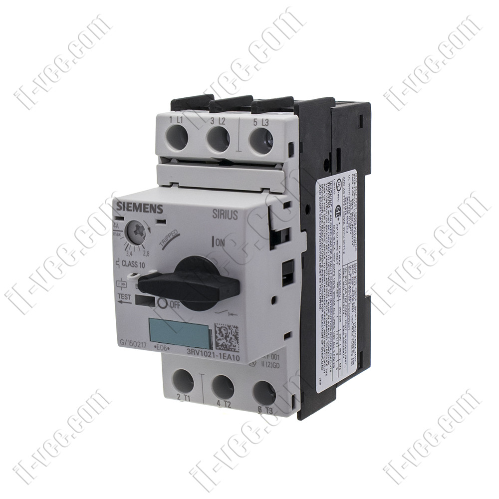 Автоматичний вимикач захисту двигуна 3RV1021-1EA10 2,8-4A Siemens