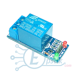 Модуль реле 5В одноканальное