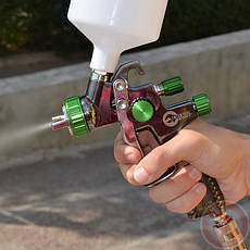 LVLP GREEN Професійний фарборозпилювач INTERTOOL PT-0132, фото 5