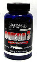 Omega 3 Ultimate Nutrition, 90 капсул