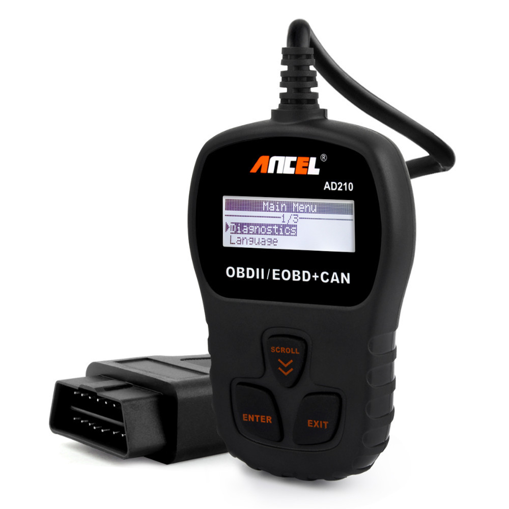 Автосканер Ancel AD210 російською мовою, OBD2, фото 1