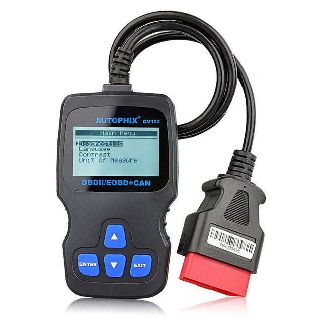 Автосканер AUTOPHIX OM123 російською мовою, OBD2, підтримка дизельних двигунів, фото 1