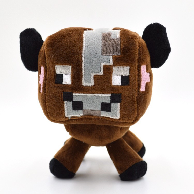 М'яка іграшка Корова Коричнева Minecraft 18 см, фото 1