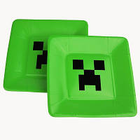 Паперова терелка Minecraft Creeper Plates
