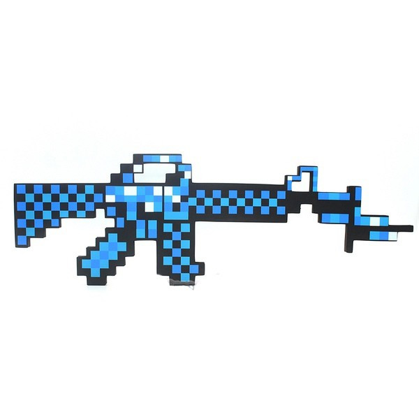 Піксельний Алмазний автомат M16 Майнкрафт Minecraft Rifle