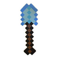 Пиксельная Алмазная лопата Майнкрафт Minecraft Diamond Shoes