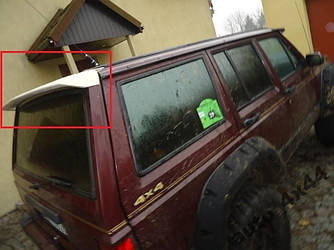 Спойлер Jeep Cherokee XJ тюнінг козирок кришки багажника