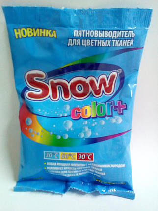 Плямовивідник для кольорових тканин Snow color plus 160 г , фото 1