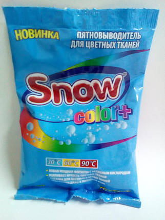 Плямовивідник для кольорових тканин Snow color plus 160 г , фото 2