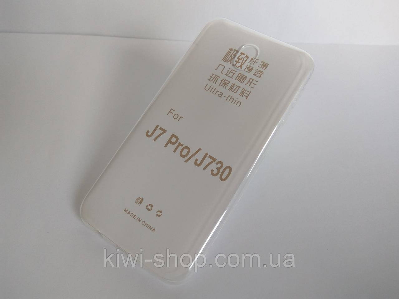 Прозорий силіконовий чохол для Samsung Galaxy J7 2017 J730