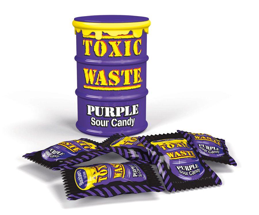 Кислі льодяники Toxic Waste Purple