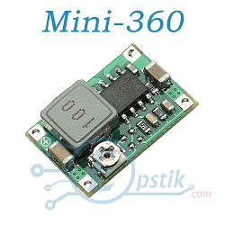 Модуль mini360 DC-DC понижуючий перетворювач від 1 до 17В 3А