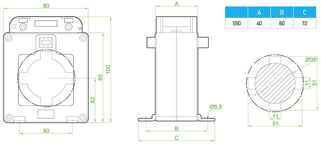 трансформатор тока трансформатор тока измерительный размер