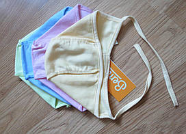 Чепчик байковий (інтерлок, на 3 місяці) Блакитний