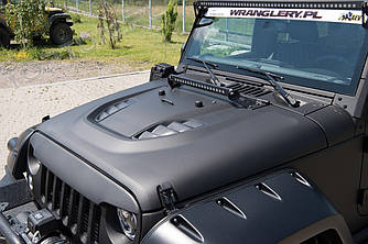 Капот тюнінг Jeep Wrangler JK RUBICON дизайн 10TH. ANNIVERSARY