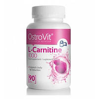 Жироспалювач  L-CARNITINE OstroVit 1000 мг. 90 таб (Польща).
