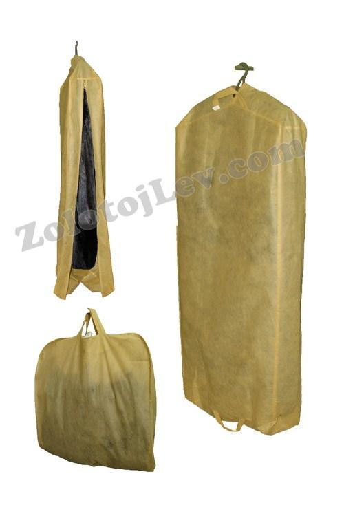 Дихаючий чохол для шуби 160х60х20 із засобом від молі, фото 1