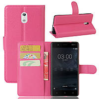 Чохол Nokia 3 книжка PU-Шкіра рожевий
