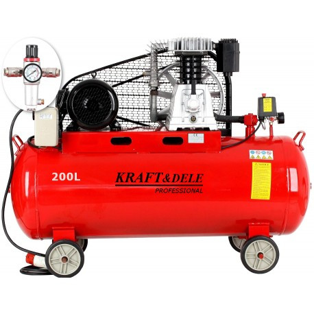 Масляний компресор 200L 400V KD1475 Сепаратор!