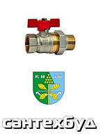 Кран шаровый с американкой прямой 1\2 (СантехБуд)