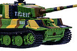 Танк мікро р/в 1:72 Tiger зі звуком (хакі зелений), фото 2