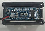 Мінівольтметр для автомобільного акумулятора 12 В (від батареї), фото 3