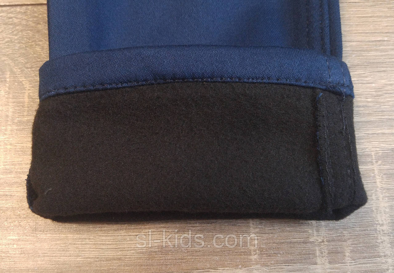 Штаны,джинсы на флисе для мальчика 2-6 лет(синие) (опт) пр.Турция - фото 3 - id-p590277913