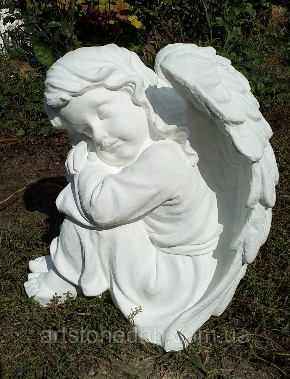 Статуетка ангел купити. Ангел з бетону No4 34 см, фото 1