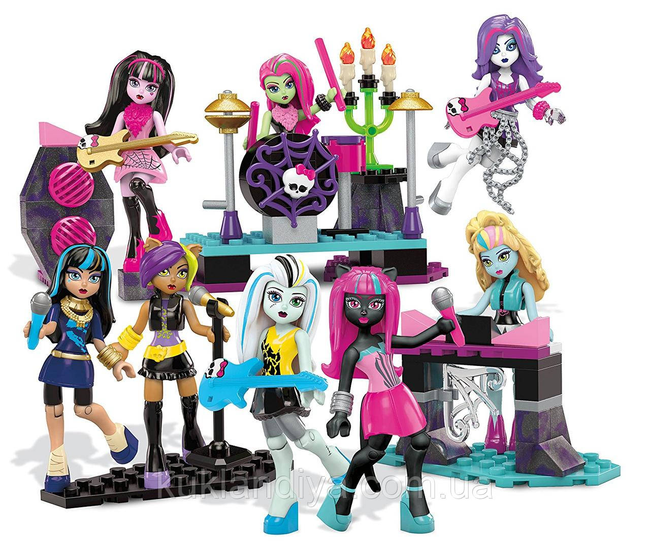 Конструктор Mega Bloks Monster High гламурная группа - фото 1 - id-p590347722