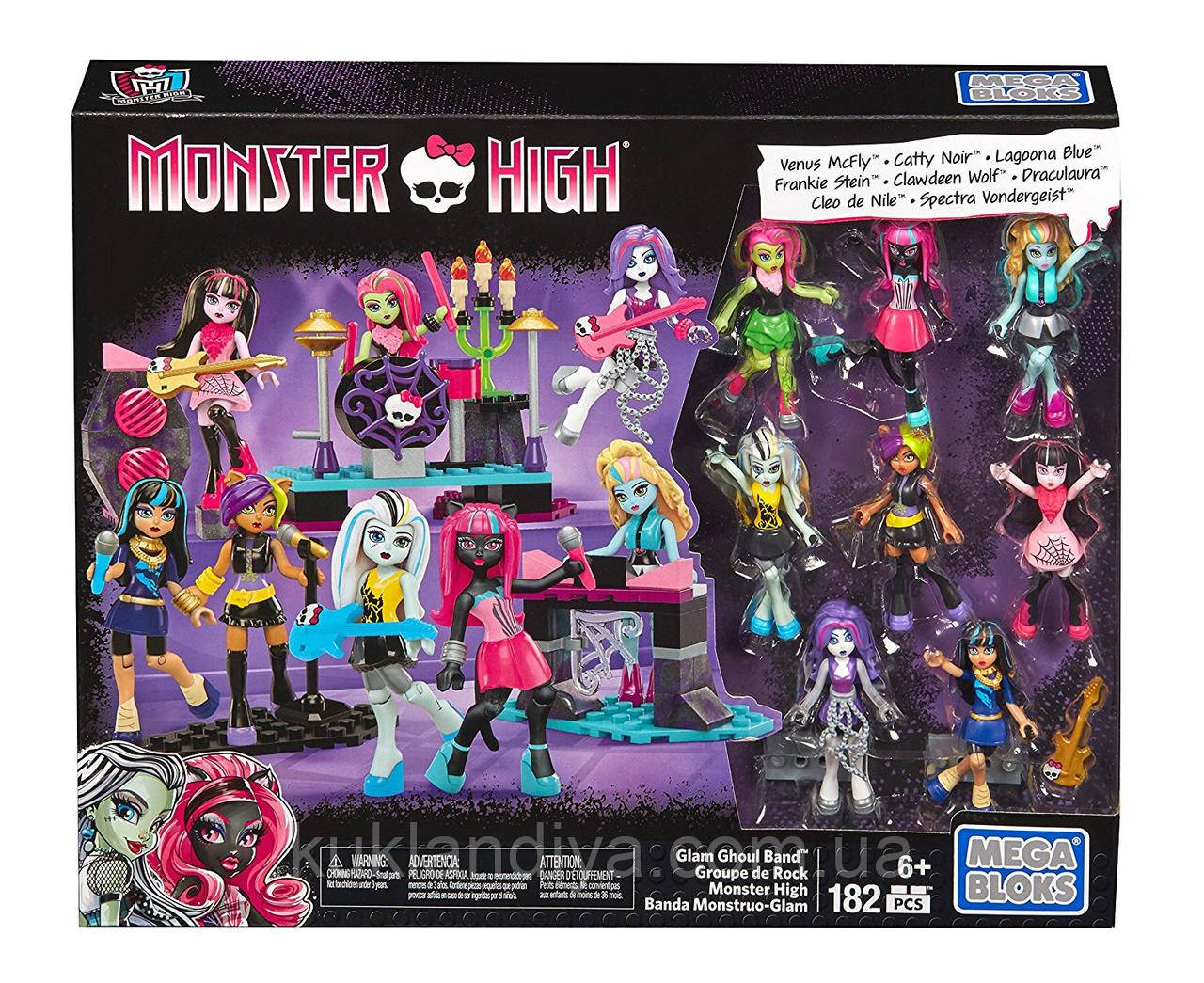 Конструктор Mega Bloks Monster High гламурная группа - фото 1 - id-p590348572