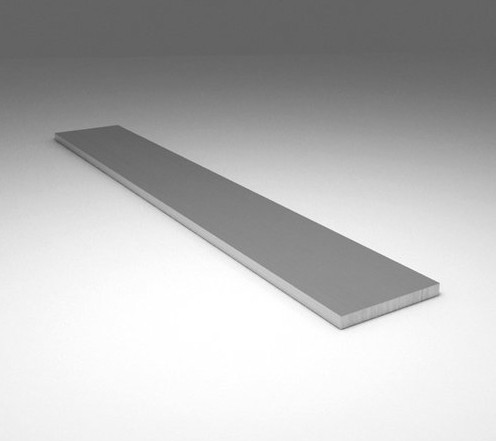 Смуга алюмінієва 25х2 АНОД, довжина виробу 6м, різка кратно 3м., фото 1