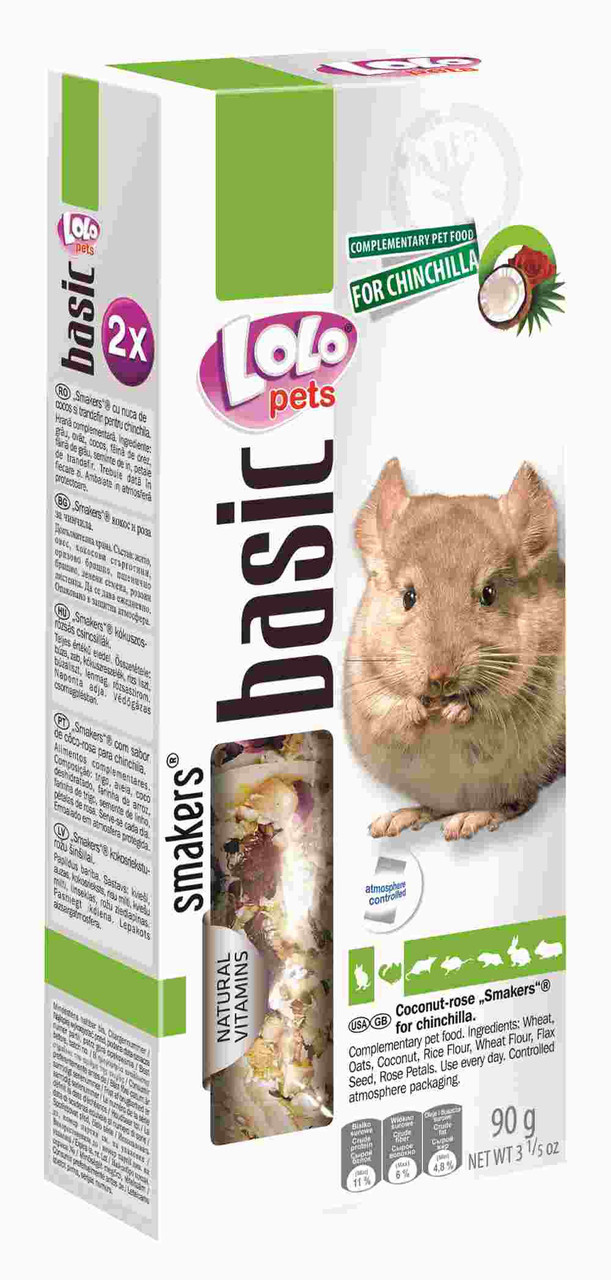 Lolopets (Лоло Петс) Колосок для шиншил з кокосом