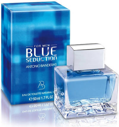 Antonio Banderas Blue Seduction туалетна вода 100 ml. (Антоніо Бандерос Блу Седакшн Мен), фото 2