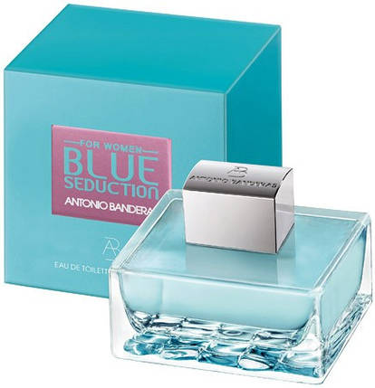 Antonio Banderas Blue Seduction Woman туалетна вода 100 ml. (Блю Седакш Вумен Антоніо Бандерос), фото 2